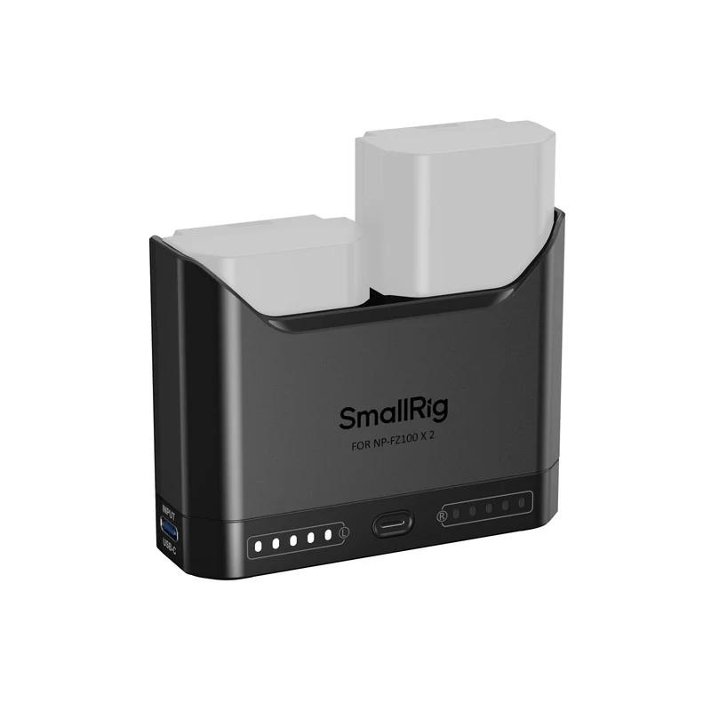 SMALLRIG NPFZ100 Battery Charger for Sony, 2H 22.5W USBC Dual Slot Charge