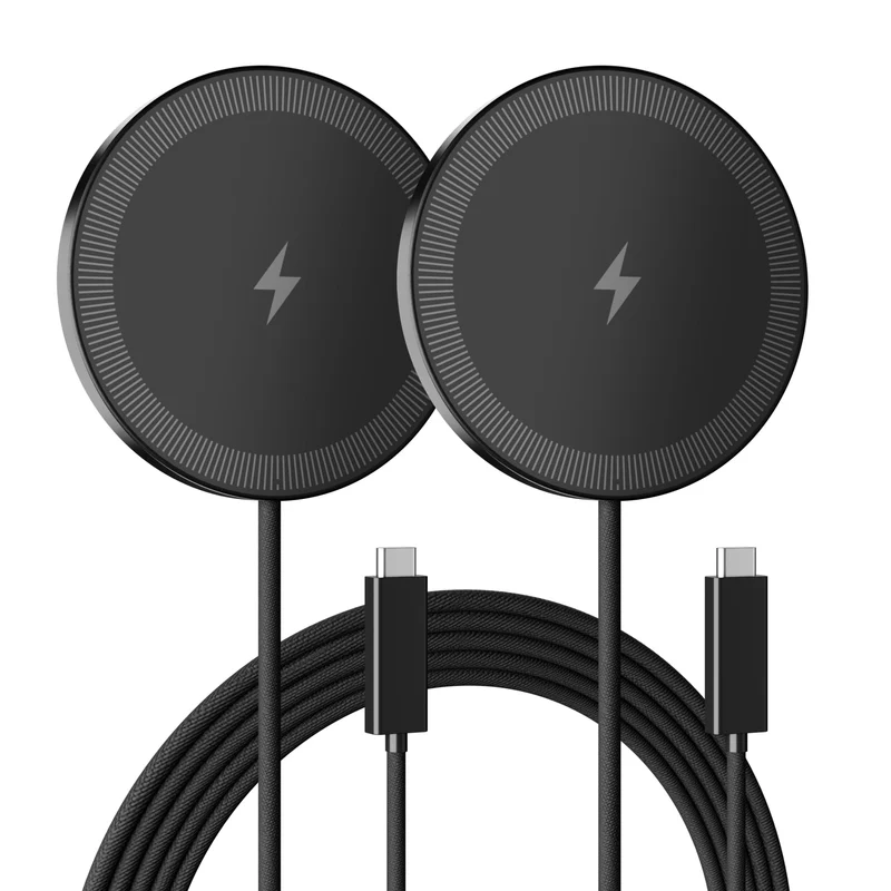 Wireless Charger for Samsung & Android, 15W Magnetic Fast Charging Pad