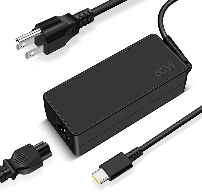 65W Chromebook Laptop Charger Type C Compatible with HP/Lenovo/Samsung, USB C Universal Computer Charger Cord