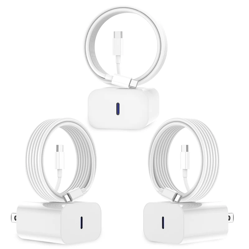for iPhone 16 Charger, [MFi Certified] 3 Pack USB C Fast Charger with 6FT USB C to USB C Cable Compatible for iPhone 16/16 Pro/1