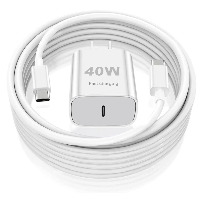 iPhone 17 Charger Fast Charging,40W USB C Charger Block&6FT Type C Cable