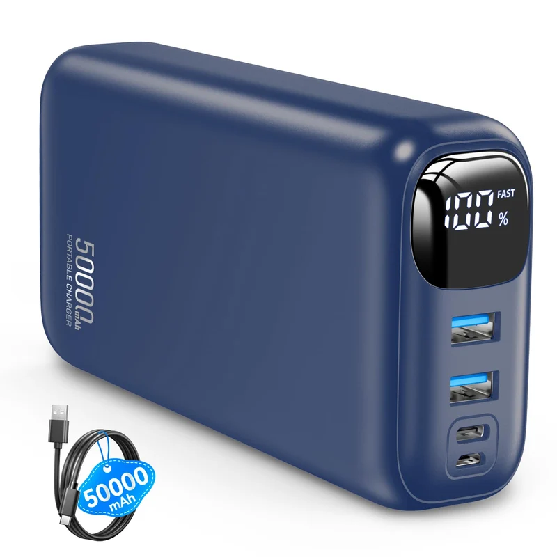 OHOVIV Portable Charger Power Bank 50000mAh,PD 22.5W Battery Pack