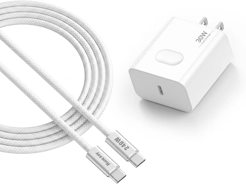 Type C Charger Fast Charging, 30W USB C Fast Charger with Fast Charging Cord Type C for iPhone 17 16 15 14 Pro Max/Pro/Air/Plus