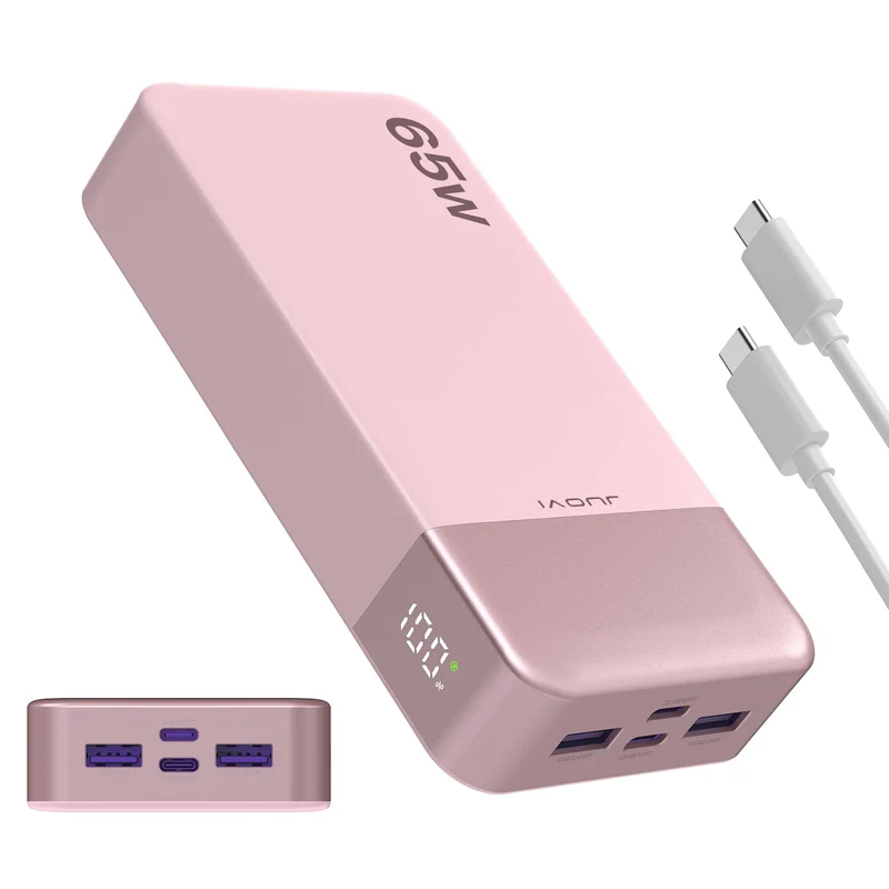 JUOVI 65W Portable Charger for Laptop Power Bank 20000mAh