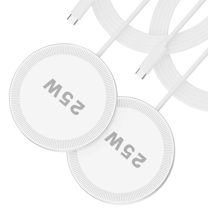 25W Magnetic Portable Fast Wireless Charging Pad for Apple iPhone Series