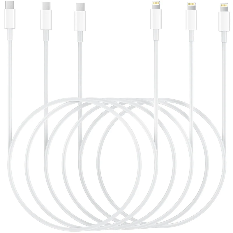USB C to Lightning Cable 6.6ft 3Pack Original [Apple MFi Certified] iPhone Fast Charger Charging Cord Cable for iPhone 14/13/13