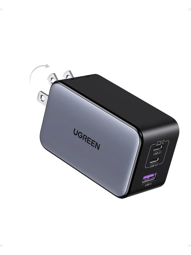 UGREEN Nexode X 100W GaN USB C Wall Charger, 3Port Foldable Compact PPS Fast Power Adapter for MacBook Pro, iPad Pro/Air, iPhon