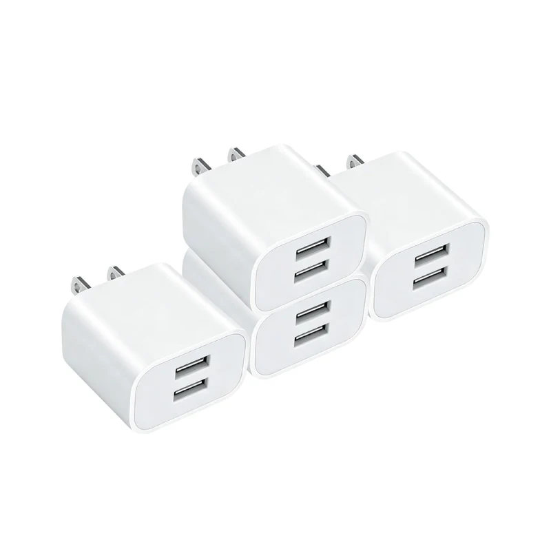 USB Wall Charger,4 Pack iPhone 14 13 12 11 Charger Fast Charging