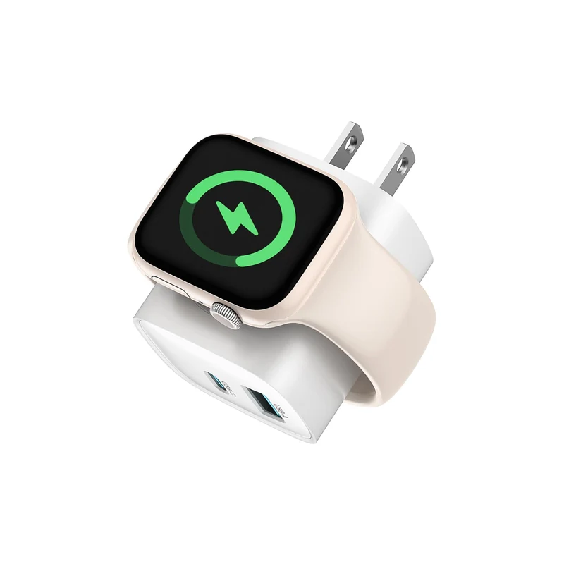 TESSAN Charging Blocks for Apple Watch Charger, USB C Charger Block 3in1