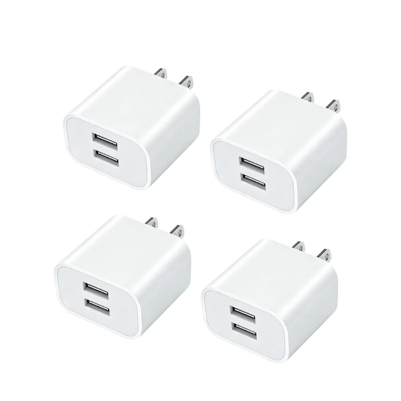 Dual Port USB Charger Block