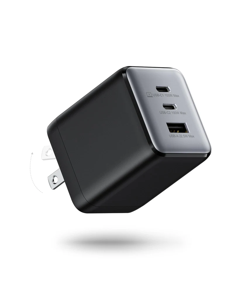 wegear 100W USB C Charger Block, 3Port Wall Charger Fast Charging