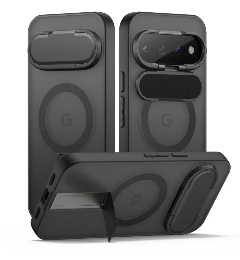 SURITCH Magnetic Case Compatible with Google Pixel 10/10 Pro/11/11 Pro Translucent Back Cover, Compatible with Magsafe, Builtin