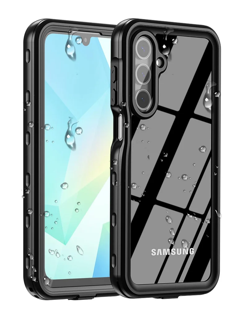 Hualele for Samsung Galaxy A16 Case Waterproof, Built in Lens & Screen Protector Rugged Full Body Protection IP68 Underwater Pho