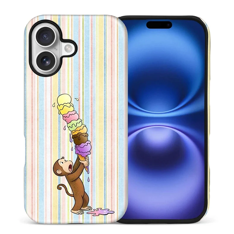 Goodsprout Case Compatible with iPhone 17, Girl Hybrid 2Layer Hard Shell + Silicone Protective Case ScratchResistant Shockpro
