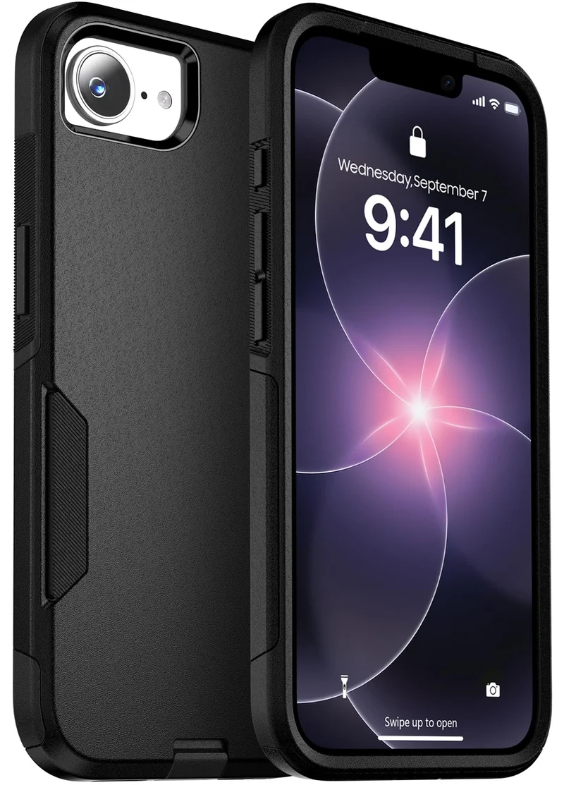 jaroco Magnetic for iPhone 17e/16e Case Heavy Duty Rugged DualLayer Black