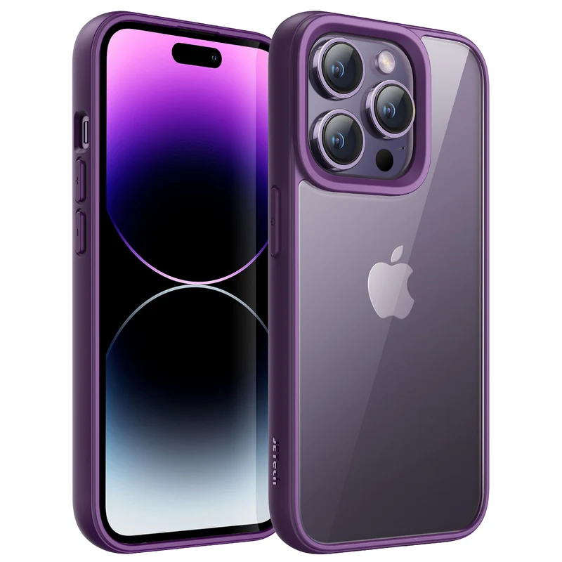 JETech Case for iPhone 14 Pro, Deep Purple