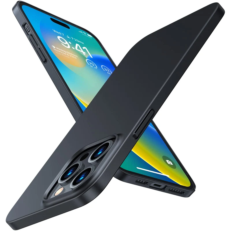 TORRAS OriginFit Case for iPhone 14 Pro Case Slim Fit, Super Thin Lightweight Hard PC Cover ONLY Compatible with iPhone 14 Pro P
