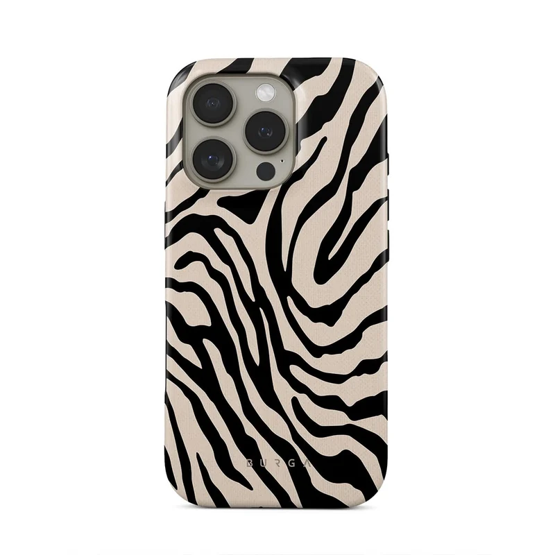 BURGA Unisex Phone Case for iPhone 16 Pro DualLayer Hybrid Design with ShockAbsorbing Silicone & Durable Exterior, ScratchR