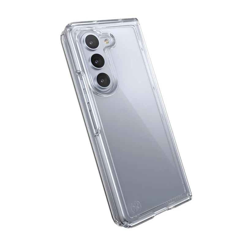Speck Samsung Galaxy Z Fold 5 Case Foldable, Scratch Resistant & Drop Protection AntiYellowing Clear Phone Case for Galaxy