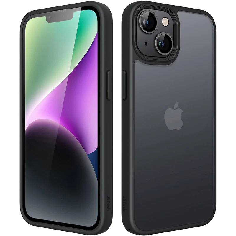 JETech Matte Case for iPhone 14 Plus, Black