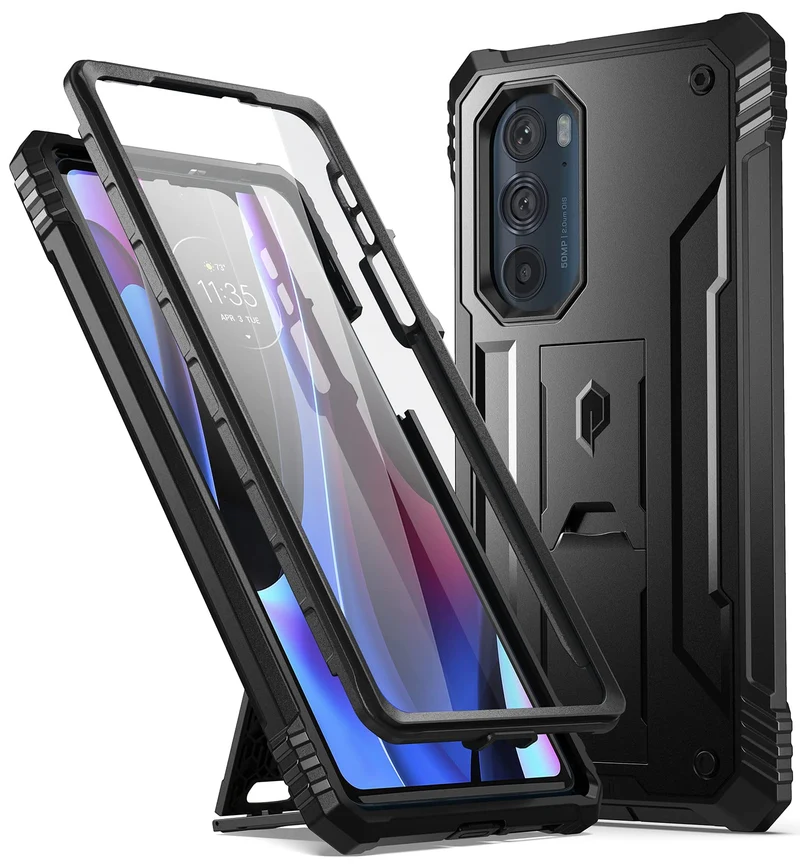Poetic Revolution Case for Moto Edge Plus 5G 6.7 (2022) / Edge+ 5G UW (2022), Model # XT2201, FullBody Rugged Shockproof Prote