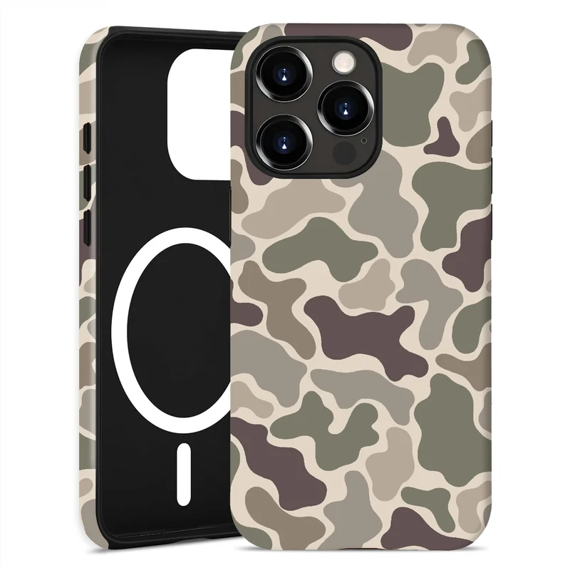 YASYGOSHOO Camo Phone Case Compatible with MagSafe,Hybrid 2Layer Protective Magnetic Camo Case for iPhone 13 Pro Max