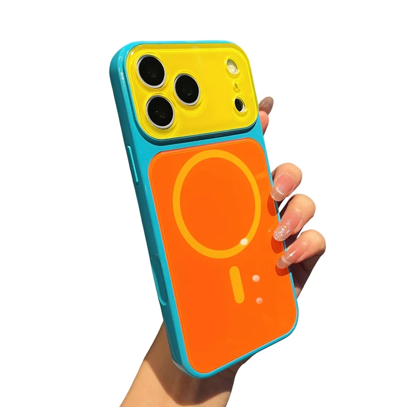 Caseative for iPhone 17 Pro Max Case, Orange Yellow