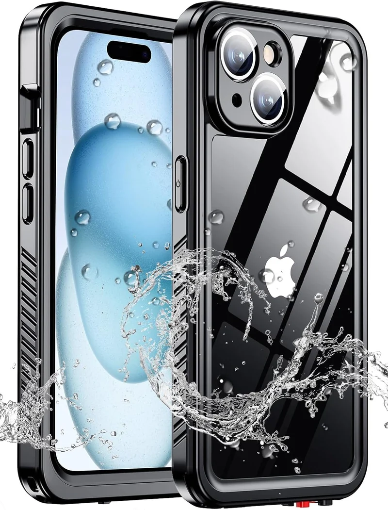 xiwxi for iPhone 15 case Waterproof,[IPX8 Underwater Case][Full Body Shockproof & 15FT Military Dropproof][Builtin Screen Prote