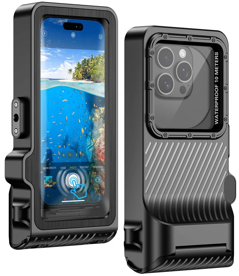 Underwater Phone Case for Snorkeling, Full Touch Screen Diving Phone Case