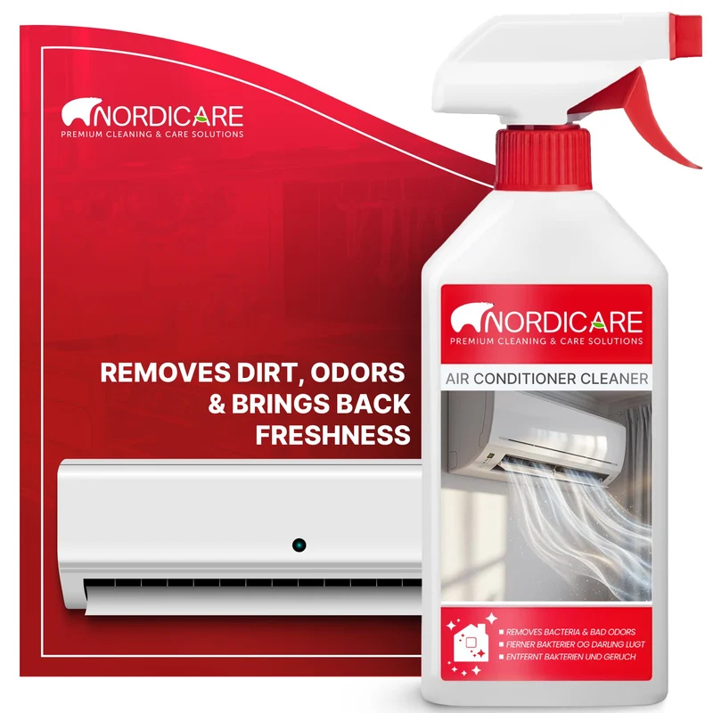 Nordicare Air Conditioner Cleaner Spray Professional Cleaning for Ducts, Filters & Vents Odor Neutralizer for Home & Car AC