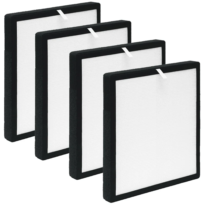 CHAMONNY TZK2 Filter Replacement, Compatible with ToLife TZK2 Air Purifier, TZK2A, 4 Pack