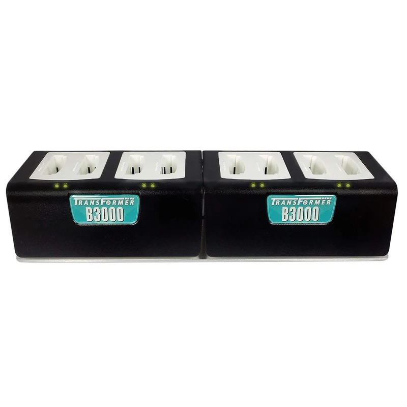 Transformer 8-Bay Battery Charger For Vocera B3000 Batteries. Power Supply Inclu