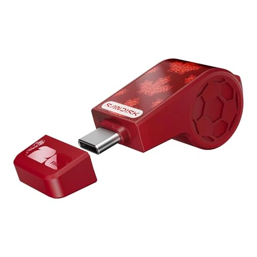 Sandisk Usb-C Flash Drive: Fwc 2026 Canada Edition Usb 128Gb Flashdrives 300Mb/S