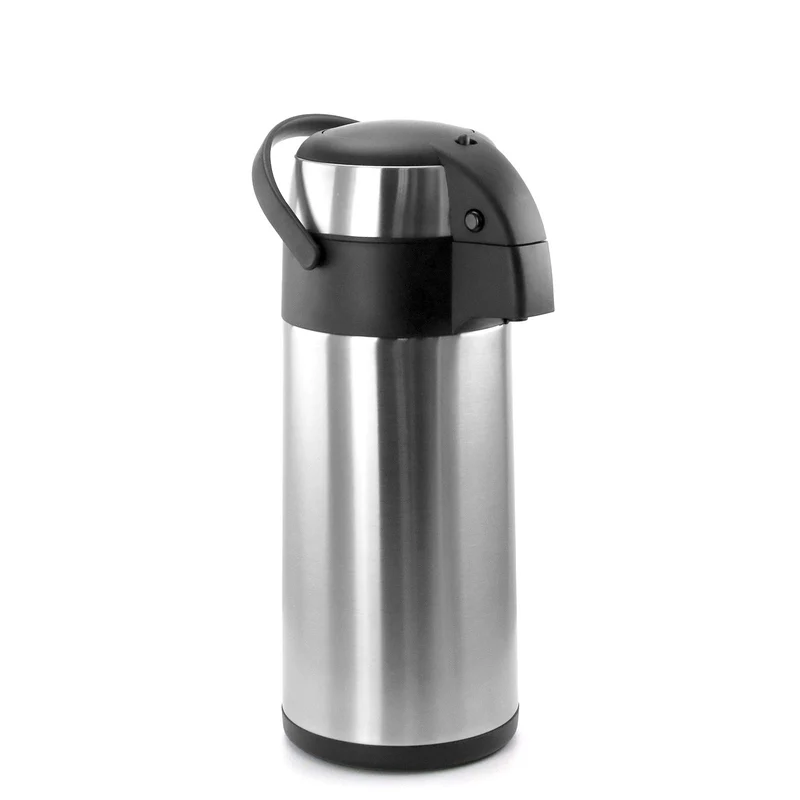 MegaChef 5 Quart Stainless Steel Airpot Hot Water Dispenser for Coffee and Tea