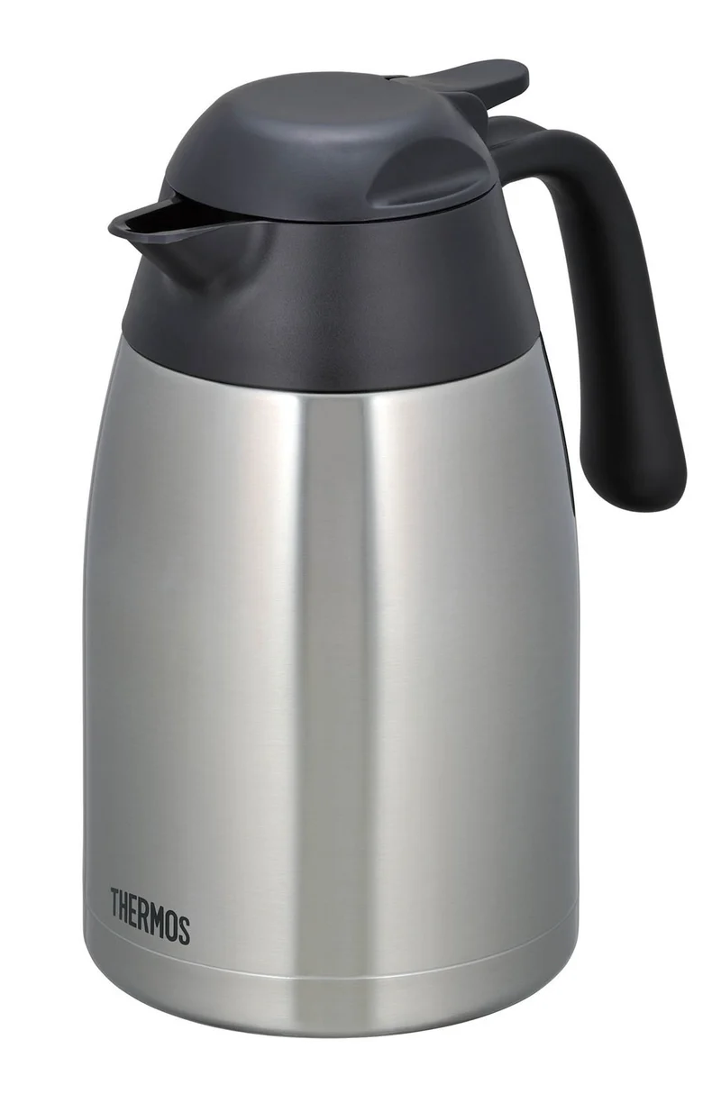 Thermos THX1500 SBK Stainless Steel Pot, 0.4 gal (1.5 L), Stainless Black