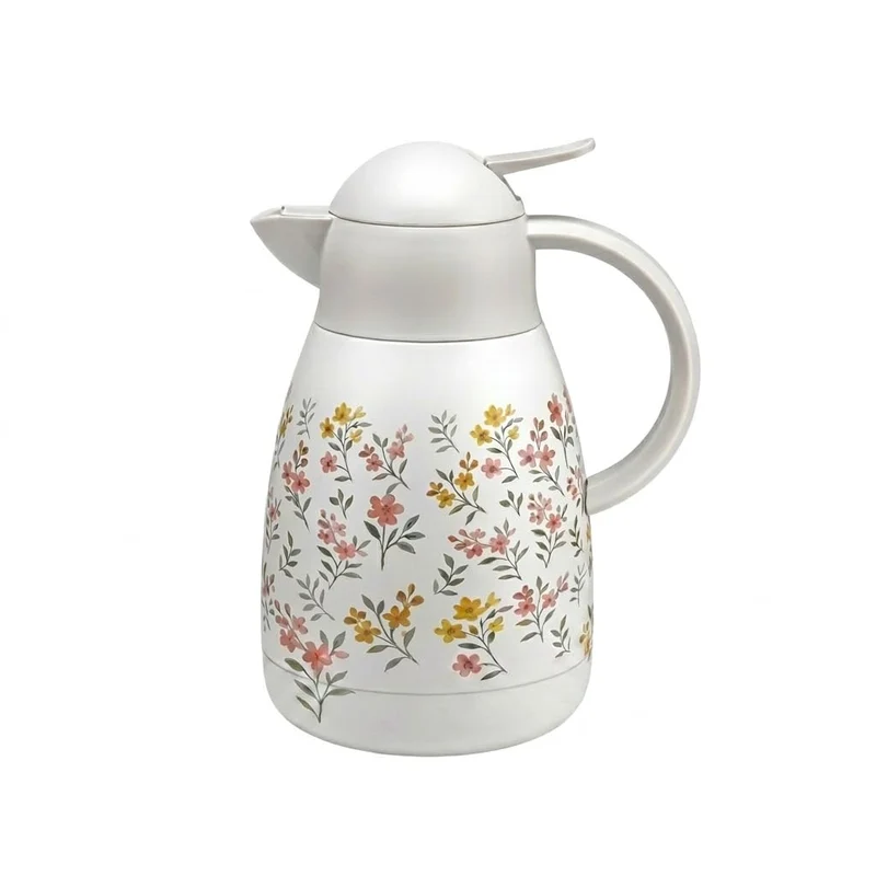 WOLFF Stainless Steel Thermal Coffee Carafe 40oz / 1.2L Vacuum Insulated Double WalledKeeps Drinks Hot or Cold Flask Disp