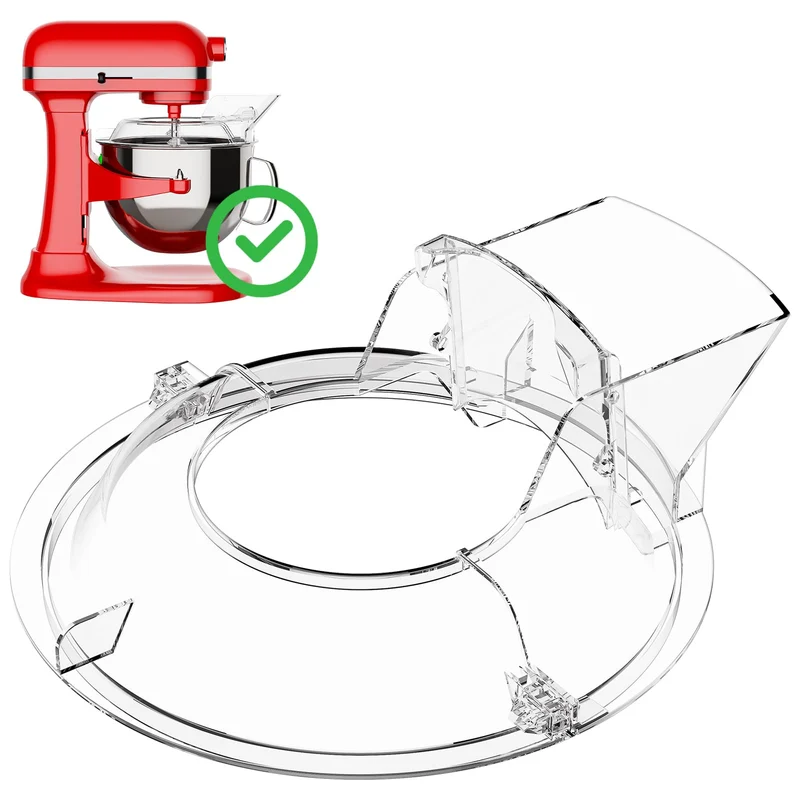 HOZODO Pouring Shield & Splash Guard for KitchenAid BowlLift Mixers
