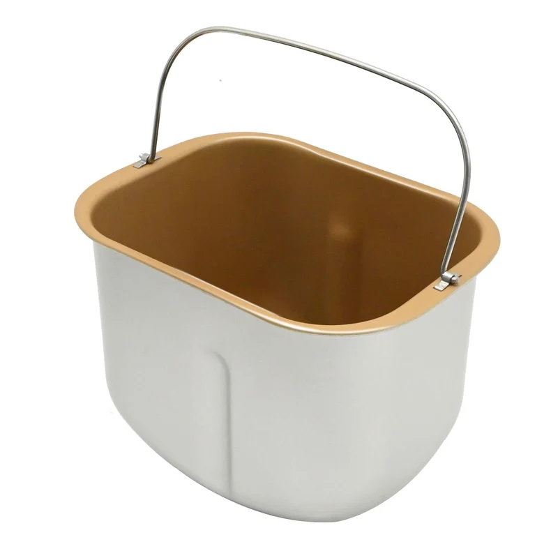 Saihisday Bread Machine Baking Bucket (Rectangle), Bread Plate Household, Bread Baking Pan, 7.7 D x 5.6 W x 6 H, Capacity 2LB