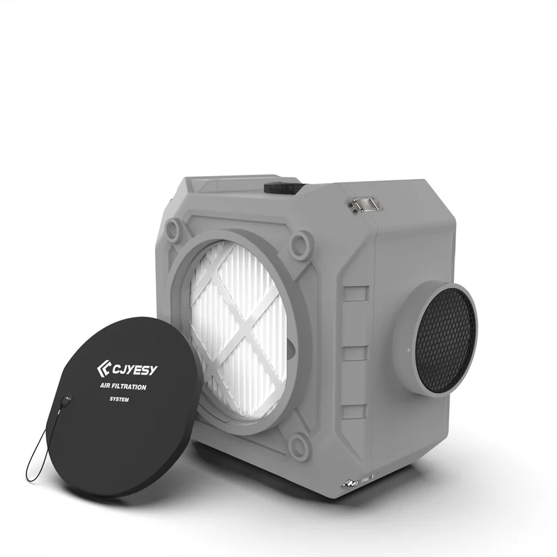 CJYESY Air Scrubber,Air Purifier with 3 Stage Filtration, Stackable Negative Air Machine for Industrial and Commercial Use, Heav