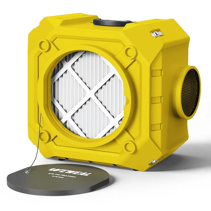 Air Scrubber Negative Air Machine 3Stage HEPA Carbon Filter Industrial