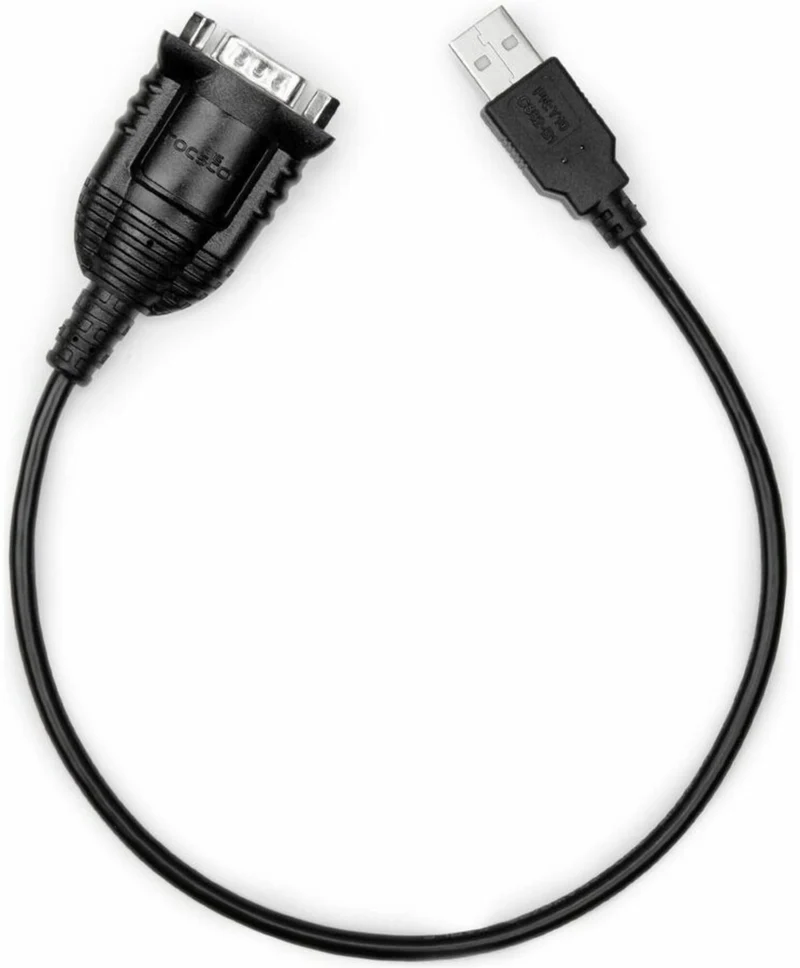Premium 1Ft (0.3M) Usb To Serial Cable With Ftdi And Com Port Retention, Db9 Mal