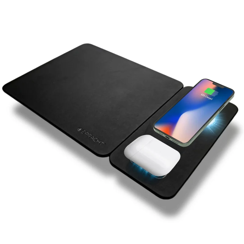 Spracht Magpad - Charger And Mouse Pad - Black