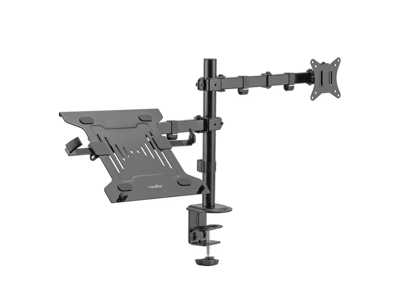 Premium Vesa Laptop Tray, Adjustable Monitor Arm Laptop Holder - Vesa 75X75 & 1