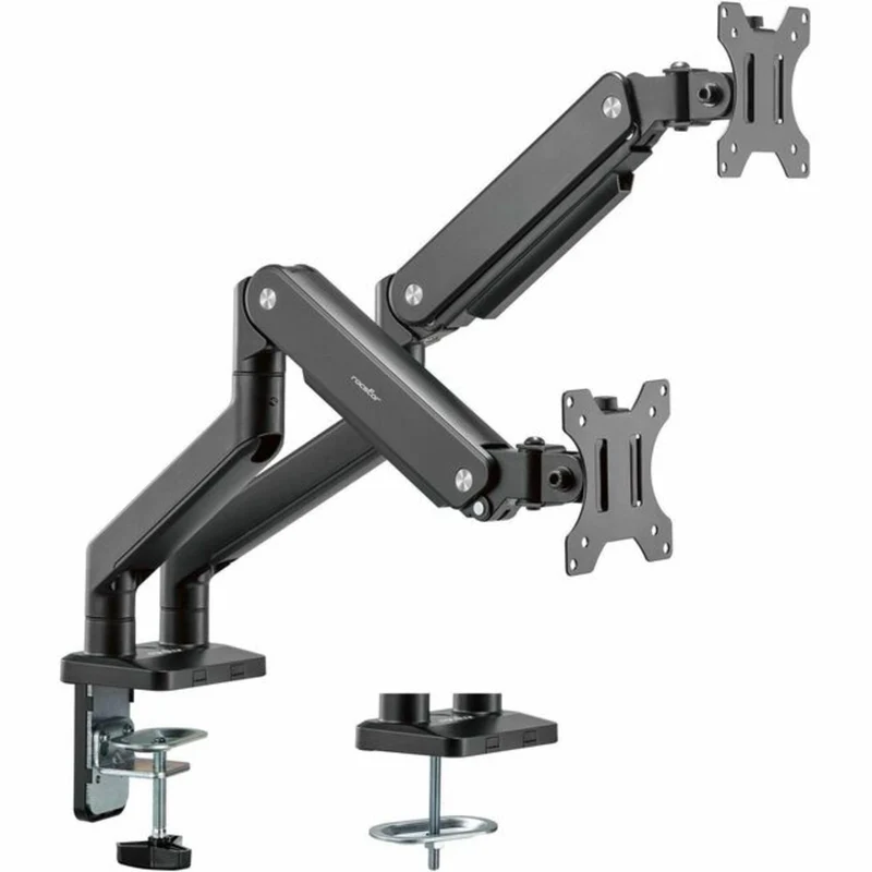 Ergoreach Ed2 Premium Dual Ergonomic Monitor Arm, C-Clamp & Grommet - Supports