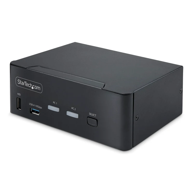 2-Port Dual-Monitor Displayport Kvm Switch, 8K 60Hz / 4K 144Hz, Dp 1.4, 2X Usb 1