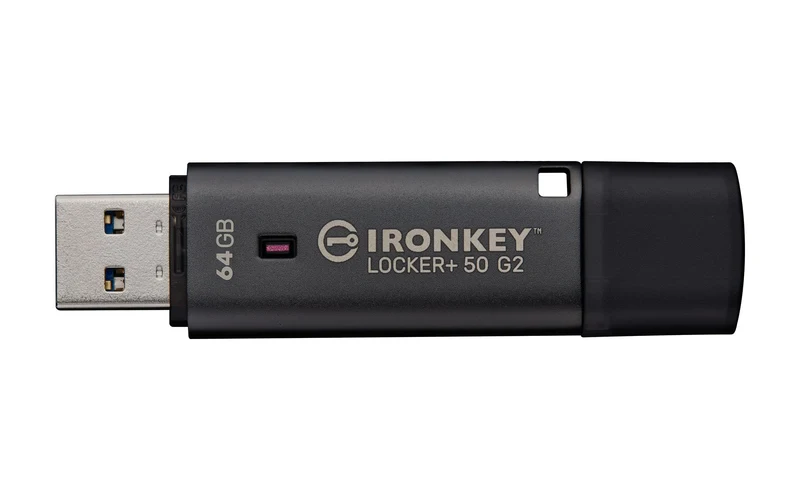 Kingston 64Gb Ironkey Locker Plus 50 G2, Fips 197, Aes-256, 145Mb/S Read, 115Mb/