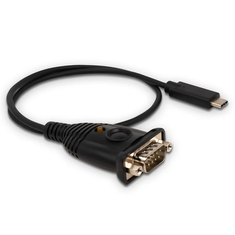 Iogear Usb-C To Serial Rs-232 Adapter, Pc, Macos, Linux, Db9, 17 Cable, Guc232C