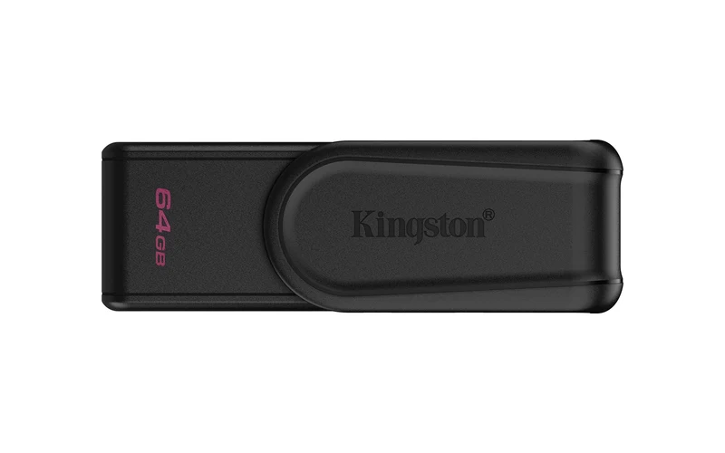 64Gb Portable Usb 3.2 Gen 1 Datatraveler Exodia S (Black/Black)