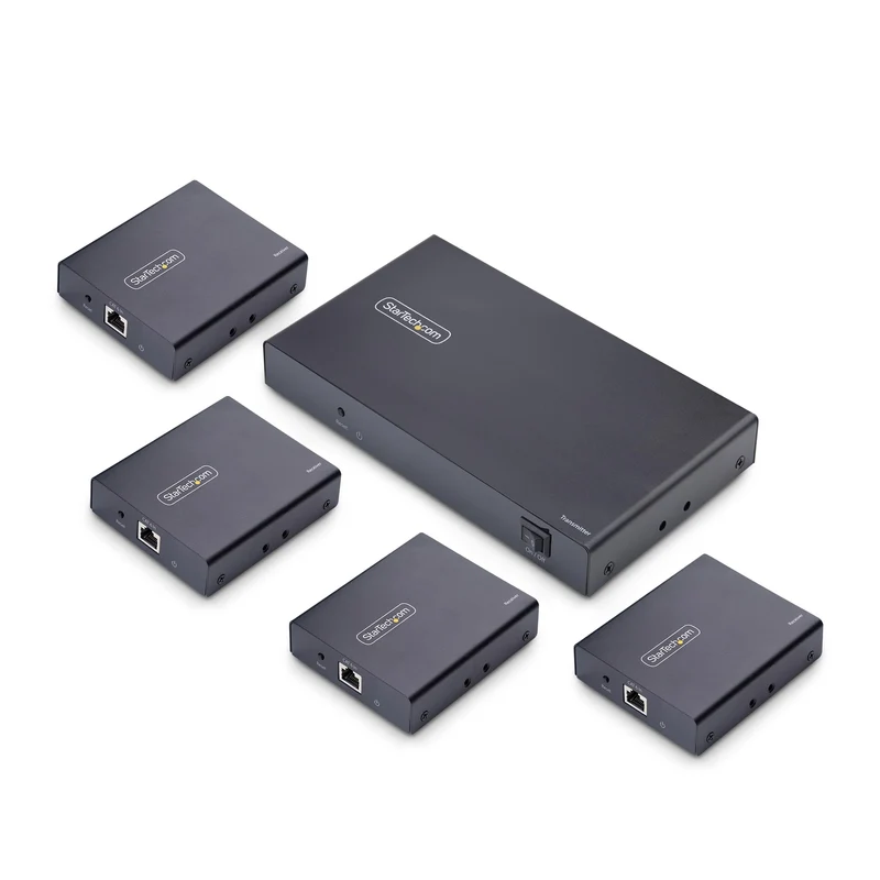 4-Port Hdmi Extender And Splitter Over Cat6, 4K 60Hz, Up To 230Ft (70M), 1X4 Hdm