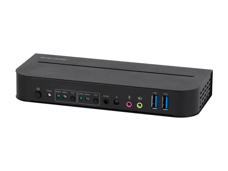 Blackbird 4K Displayport 1.4 Usb 3.0 2X1 Kvm Switch_ 4K@60Hz_ Hdr_ Ycbcr 4:4:4_